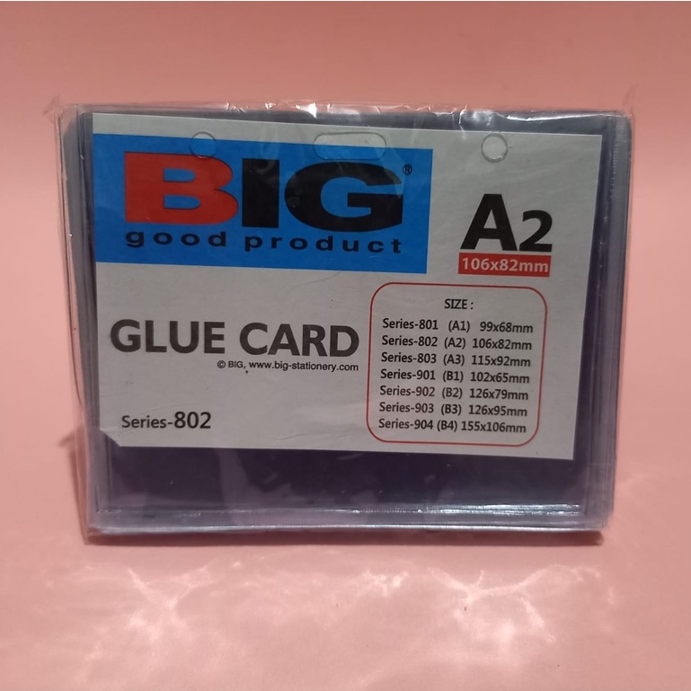 ID Card Mika Big A2 106mm x 82mm (Name Tag / Glue Card / Card Holder BIG)