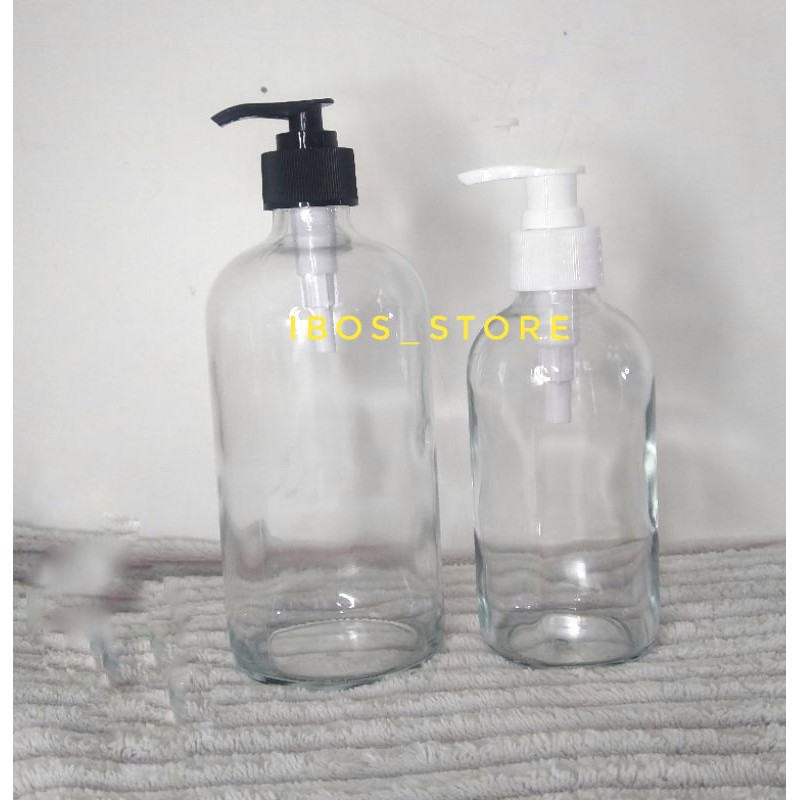 Botol Kaca Pump 250ml/500ml/1000ml
