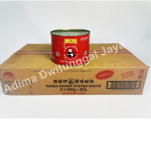 Saus Tiram Cap Panda/Lee Kum Kee/Oyster Saus Panda 6x2.2 Kg - Karton