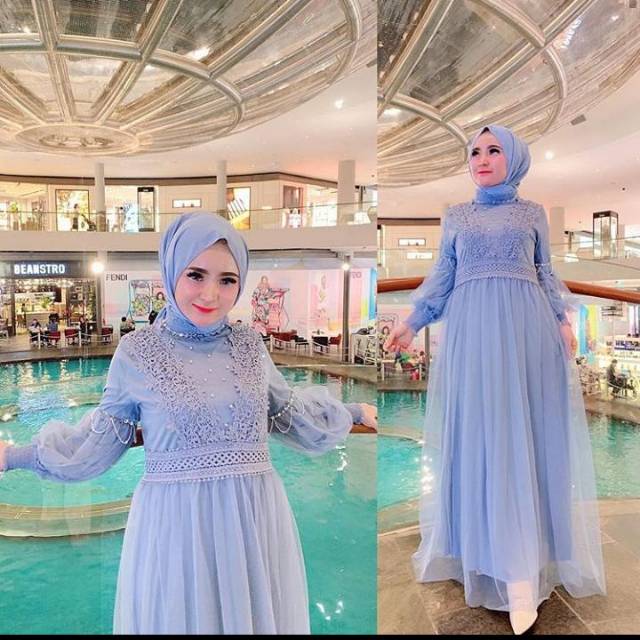 Gamis tile brukat by Shellasaukia