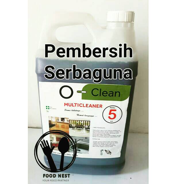 JERIGEN PEMBERSIH SERBAGUNA MULTI CLEANER PEMBERSIH WASTAFEL DAN RUANGAN HARGA EKONOMIS O CLEAN 5L