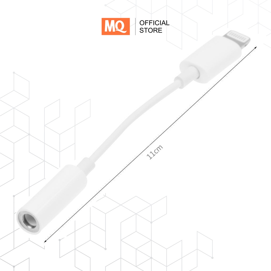 MQ Kabel Adapter Konektor Jack 3.5mm Untuk for Lightning LX-09