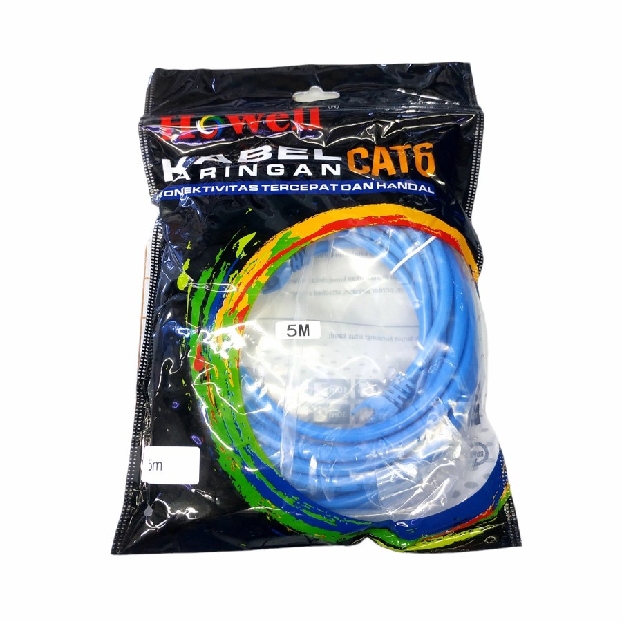 Howell Cat6 5m Gigabit Ethernet Network Cable / Kabel LAN UTP