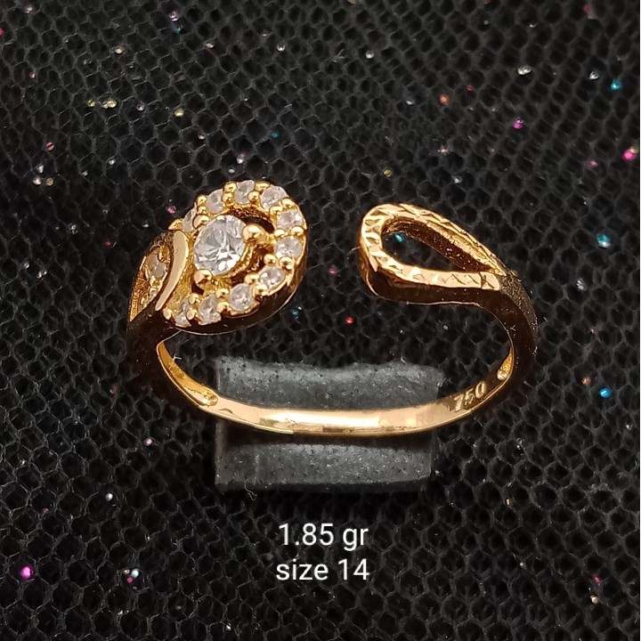 Cincin Emas 17 K - 1.85 gr Kadar 750 - 2838