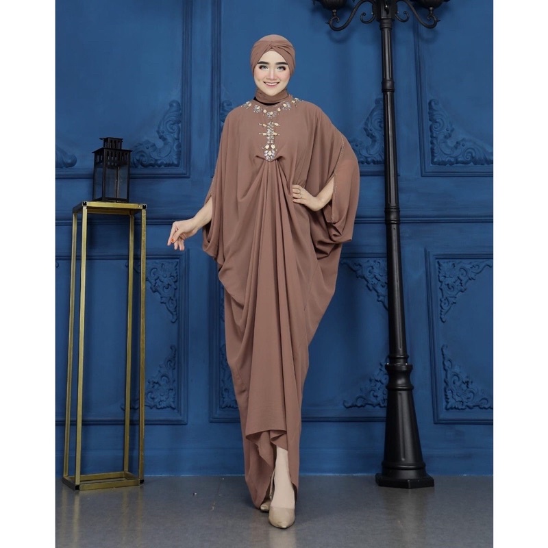 Jual Realpict Kaftan Raisa Terbaru Kaftan Lebaran Bahan Sifon