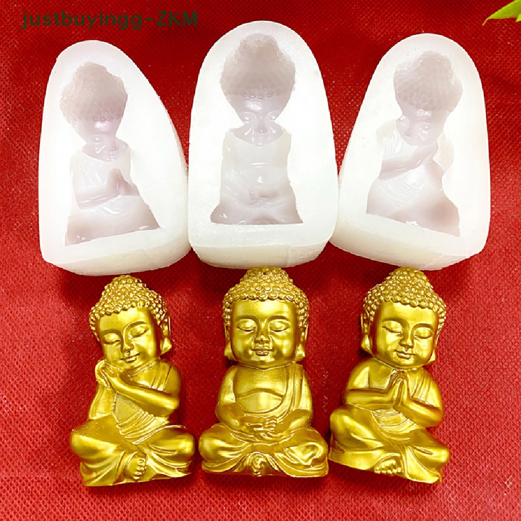 Cetakan Sabun Bahan Silikon Resin Desain Buddha Untuk Kerajinan Lilin