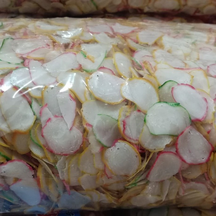 

kerupuk bawang warna warni 5 kg kerupuk mentah - Warna Warni