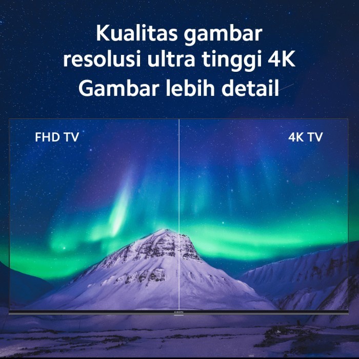 XIAOMI TV A2 / A 2 55 INCH 4K UHD DIGITAL TV SMART ANDROID - GARANSI RESMI