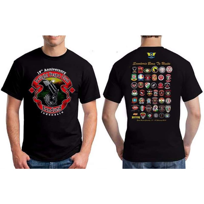 [COD] KAOS VESPA DELIGH KAOS VESPA EVENT BANDUNG KAOS VESPA DVC BANDUNG