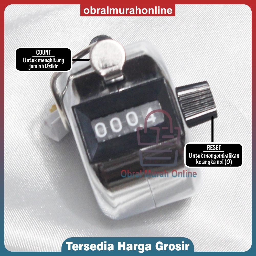 Tasbih Manual Nikel / Tally Counter Nikel