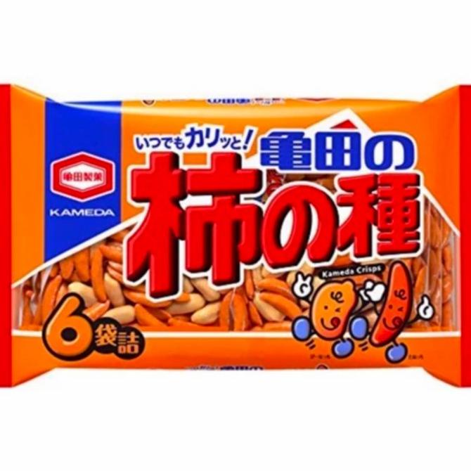 

kameda kaki no tane cracker Snack beras Jepang impor enak 200 gr