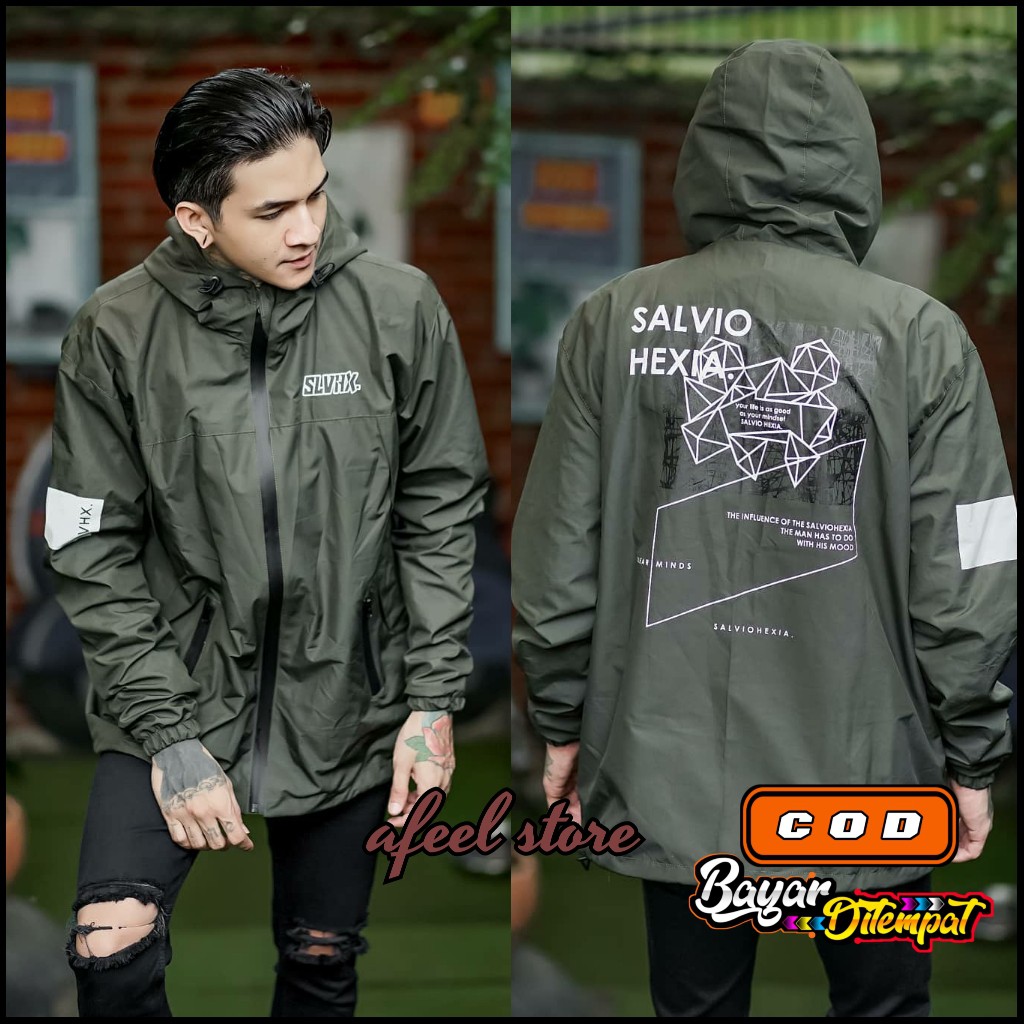 JAKET KASUAL PARASUT-JAKET ORIGINAL SALVIO HEXIA-JAKET WP-JAKET PARASUT PRIA - JAKET OUTDOOR PRIA-JAKET PRIA KEREN-JAKET WATERPROOF-JACKET PRIA