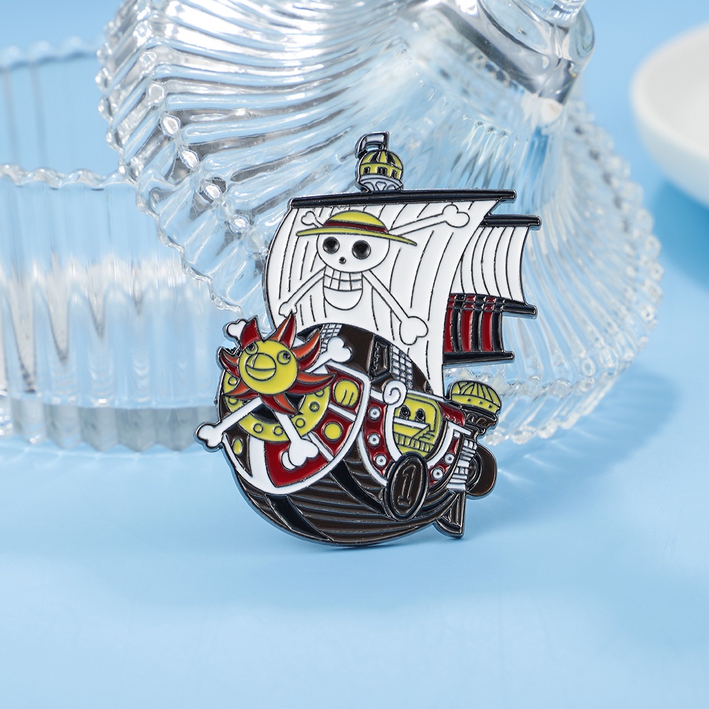 Bros Pin Enamel Desain Anime One Piece Millions of Sunshine Untuk Hadiah Teman