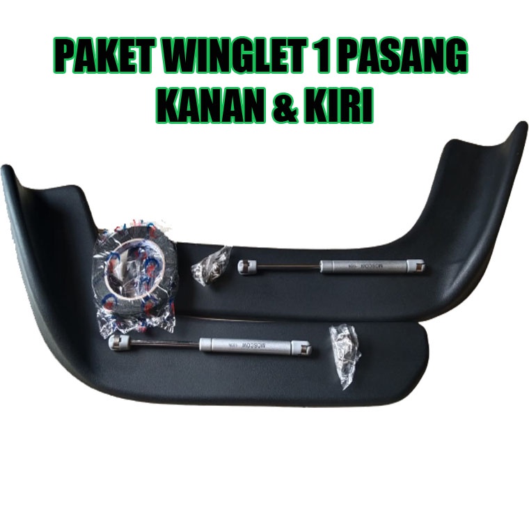 Paket Winglet Bumper Diffuser &amp; Hidrolik Mobil, Truk, &amp; Bus Universal