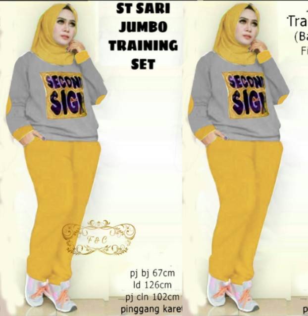 SET CELANA SARI, BABYTERRY, GAMIS HIJAB MUSLIM, SETELAN, 3 UKURAN