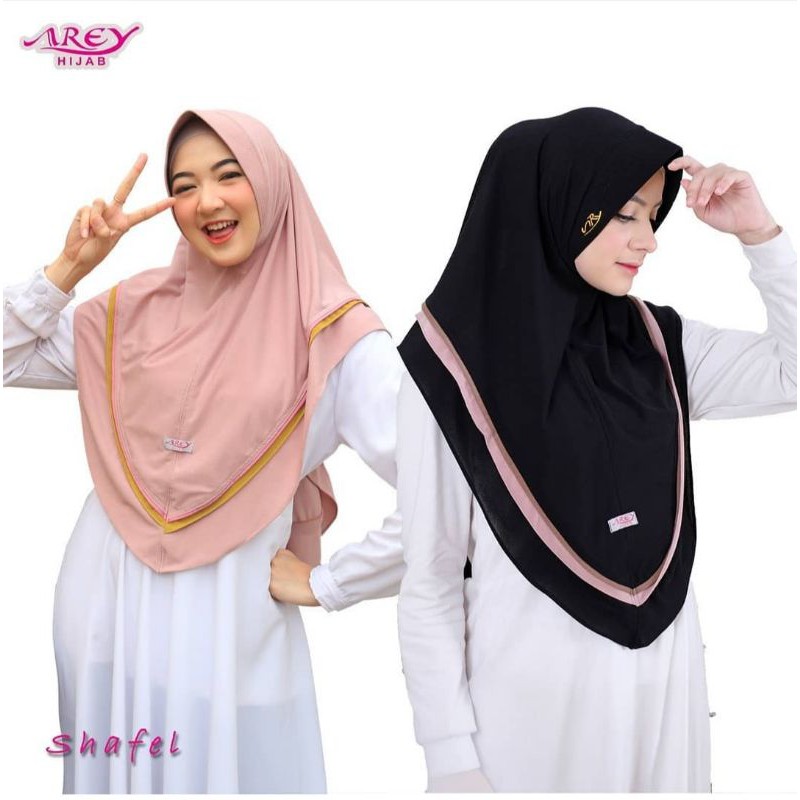 HIJAB INSTANT AREY SAFEL JERSEY PREMIUM ORI