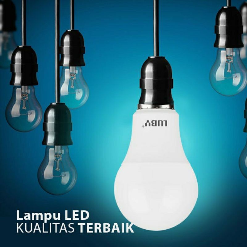 Lampu LED 5 Watt Luby Classic 5W Cahaya Putih Lampu Bohlam 5 Watt