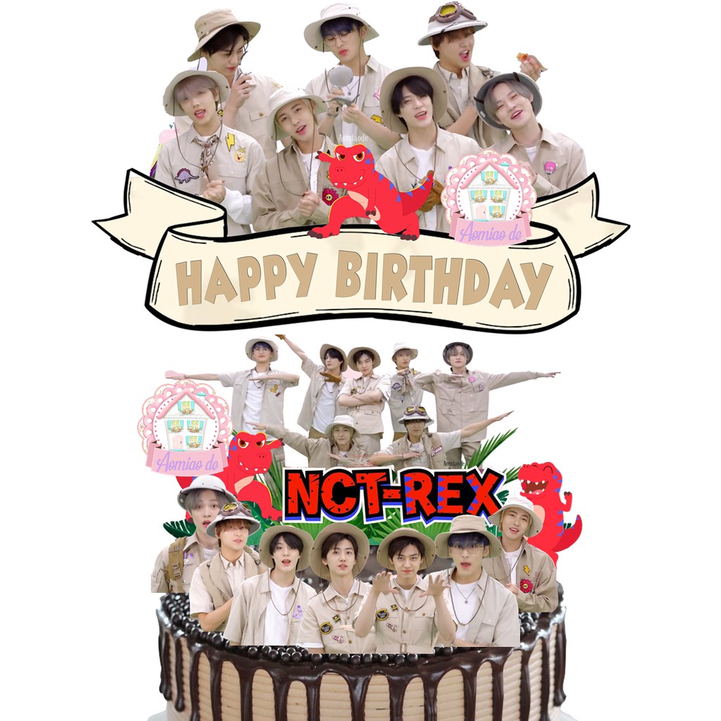 NCT PINKFONG CAKE TOPPER