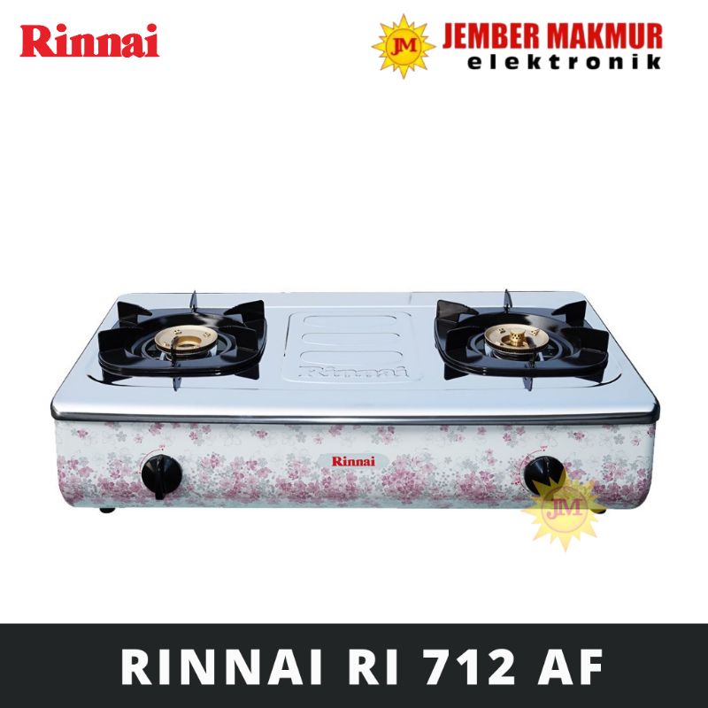 RINNAI RI 712 AF kompor gas 2 tungku RI 712AF