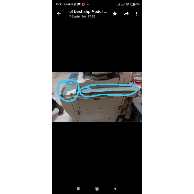 cover Canon ir 5000 ir 6000 Baru