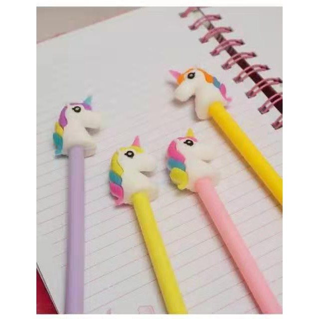 

PULPEN KARAKTER UNICORN HEAD PENA KUDA PEN GEL MURAH UNIK LUCU READY STOCK