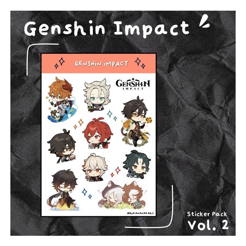 

STIKER GENSHIN IMPACT