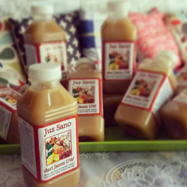 Jus Sano DW Jahe Merah, Lemon, Madu, Bawang Putih, Cuka Apel