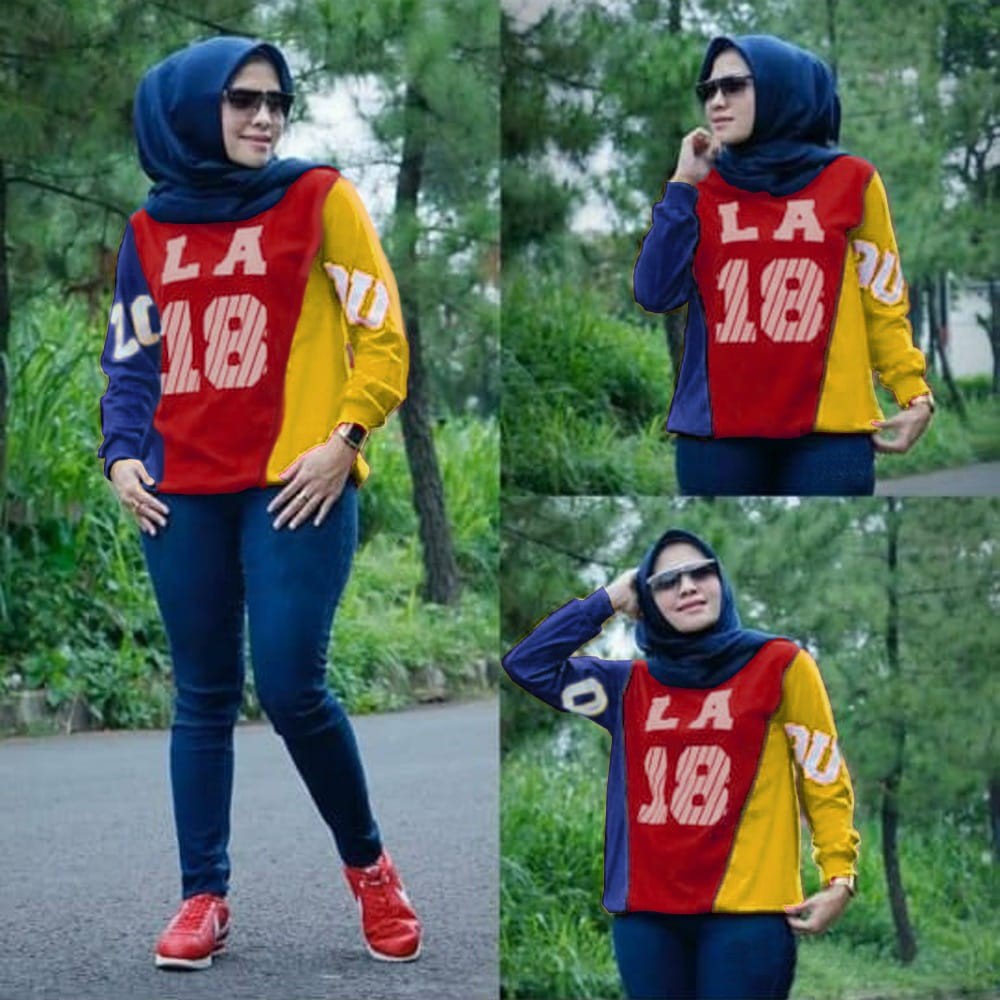 INDOBEST ATASAN BLOUSE LA WANITA LENGAN PANJANG / KASUAL SWEATER