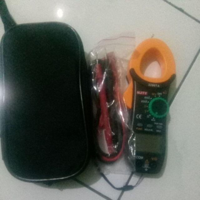 【 Ready Stock】 Njty Multimeter Digital 2000 Counts Auto Range Dengan Tester Ac / Dc Voltage Ac / Dc