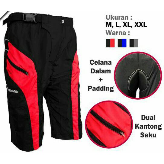 Celana Sepeda Mtb Padding Sepedah Gunung Gel Pakaian Bersepeda Celana Sepeda Mtb 022