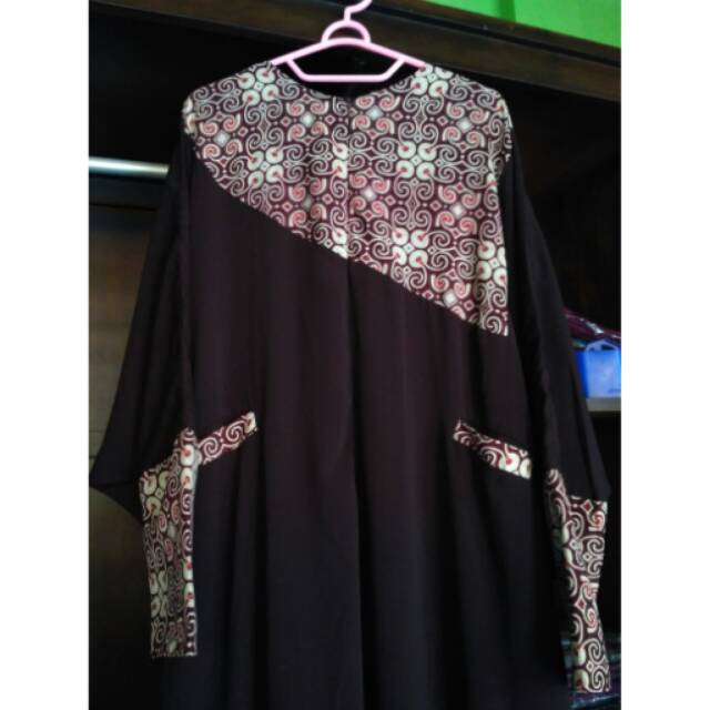RUMMANAH BY HIJABUNA GAMIS WOLFIS POLOS MOTIF BATIK