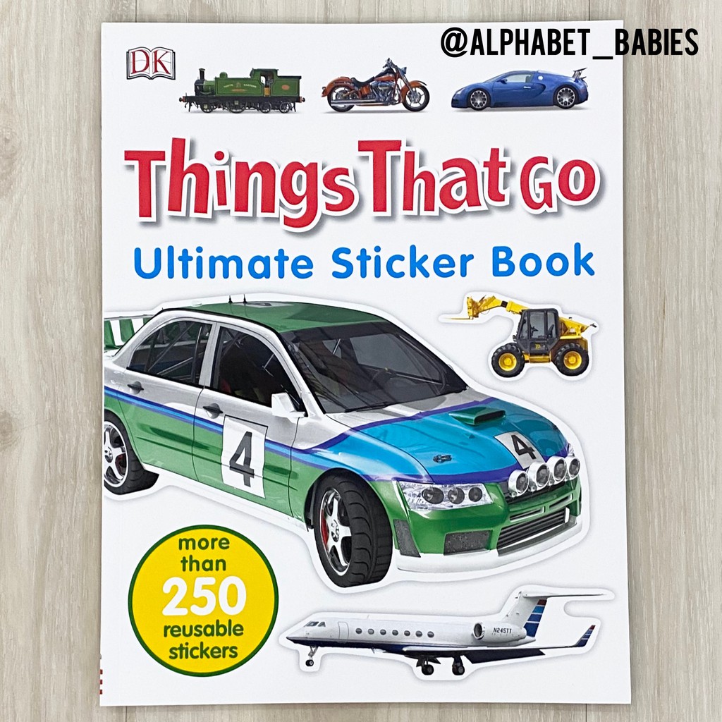 

DK Ultimate Sticker Book - Things That Go (More than 250 Reusable Stickers)