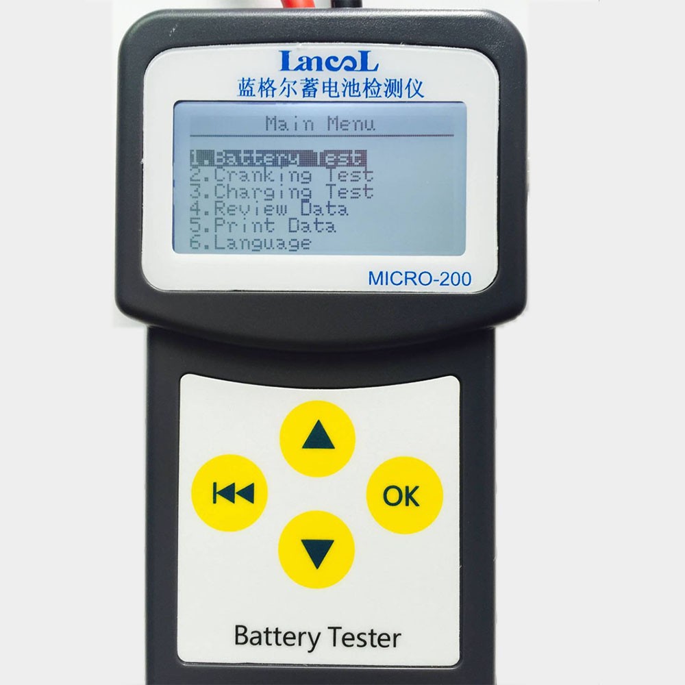 Battery Tester Analyzer Digital Alat Tes dan Cek Aki Lancol Micro-200 30-200AH