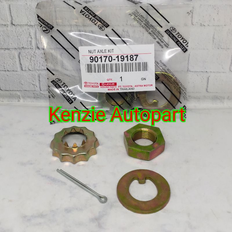 NUT AXLE KIT MUR AS RODA DEPAN TOYOTA KIJANG