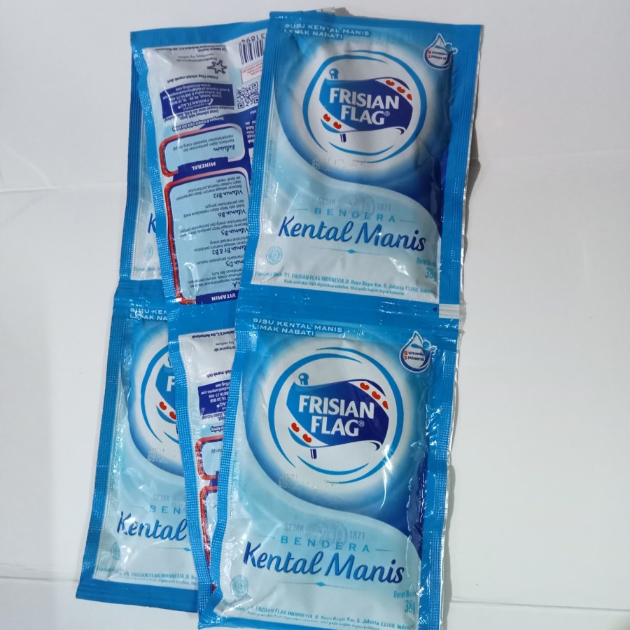 Susu Kental Manis Frisian Flag Vanilla Coklat 6x38gr