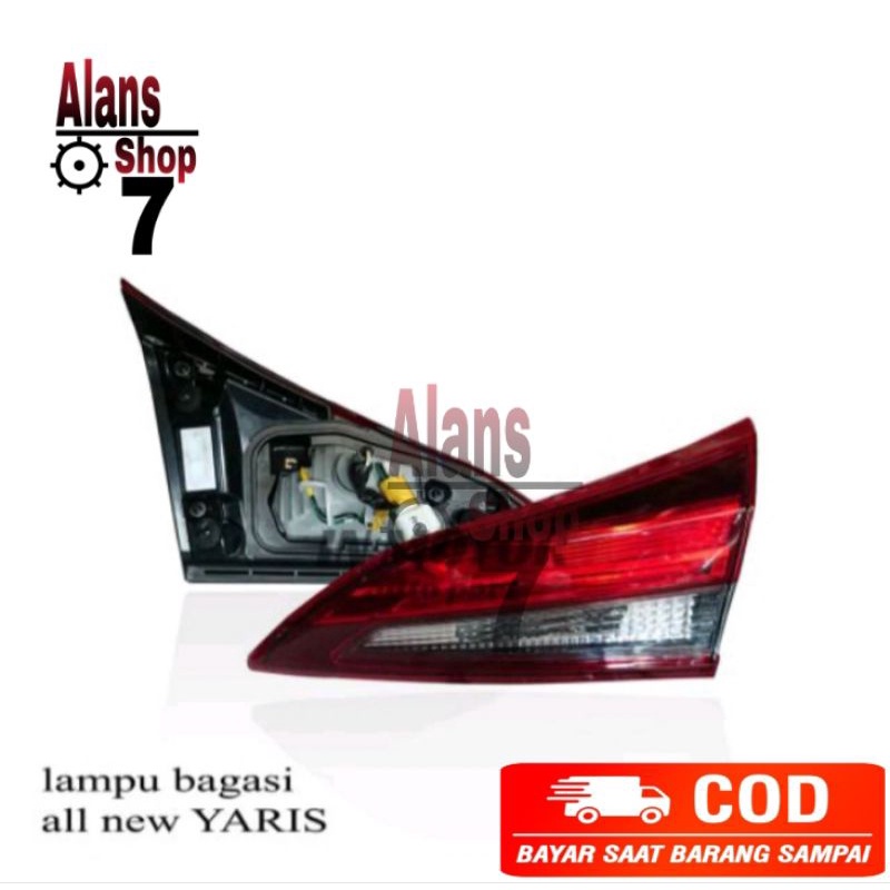 Lampu bagasi yaris lampu belakang all new yaris original part 2014 2015 2016 2017