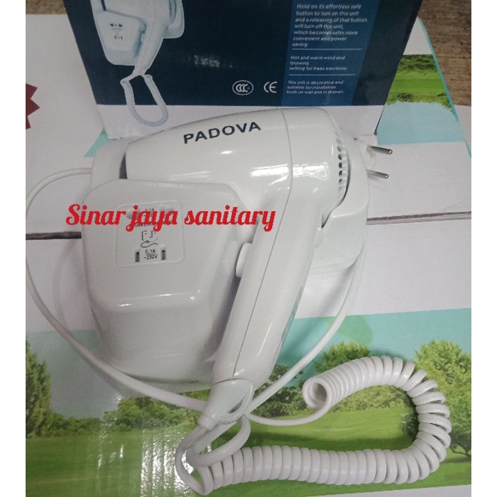 Hair dryer hotel / Hair dryer dinding / Pengering rambut hotel