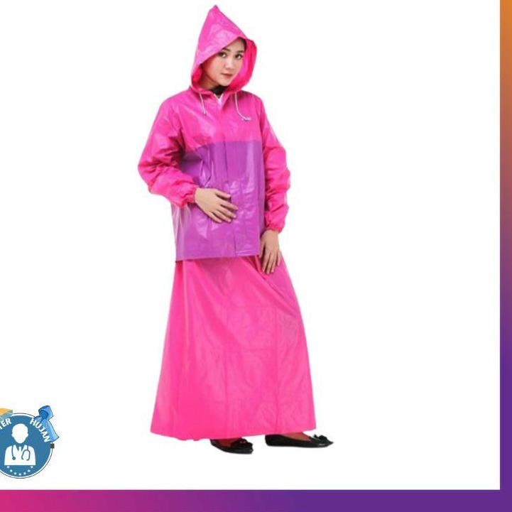 Harga Spesial.. JAS HUJAN ROK VALENCIA JAS HUJAN WANITA JAS HUJAN SETELAN PEREMPUAN JAS HUJAN JUMBO 