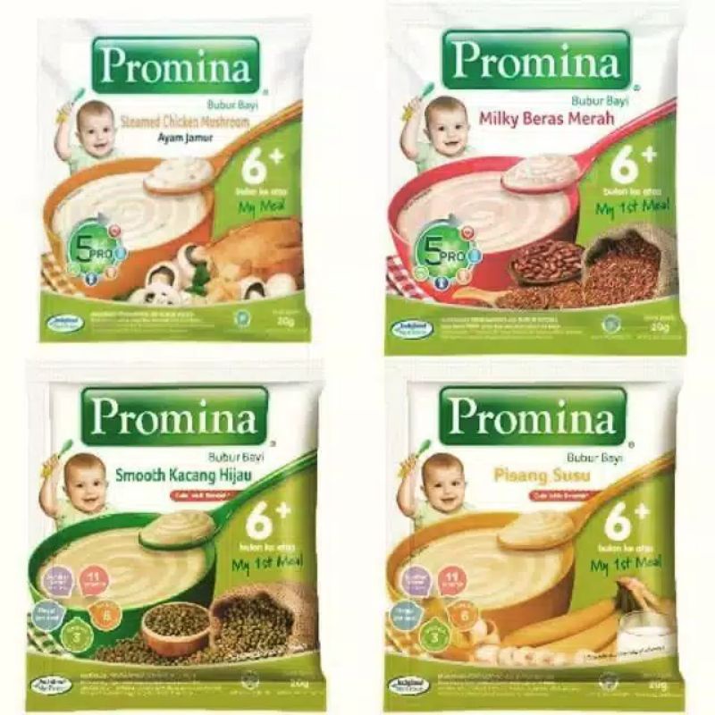 Promina Bubur Bayi 6+ SACHET 20 GR x 1PCS