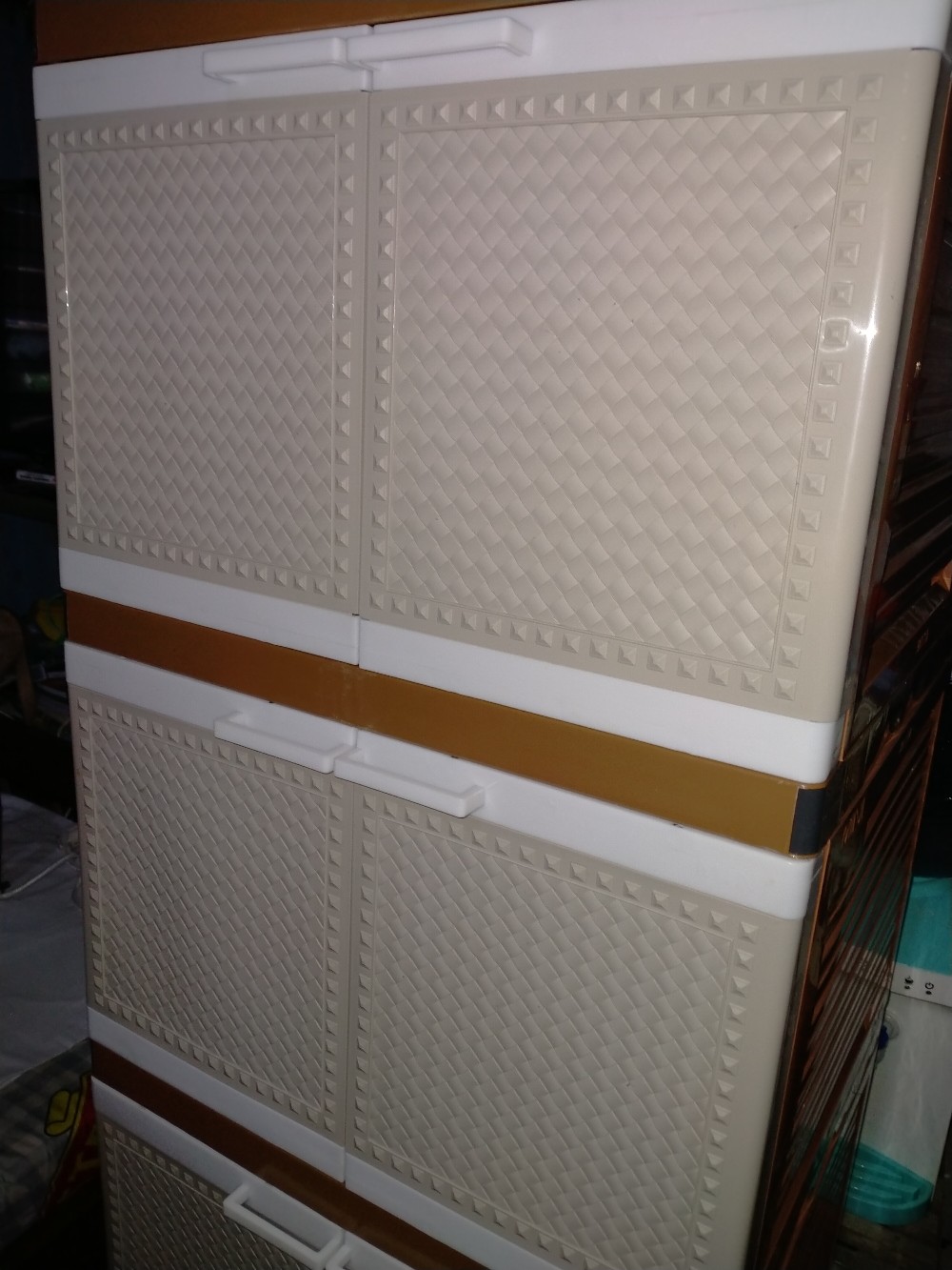 Lemari Plastik Merk Club Mini Susun 4 (khusus Semarang)