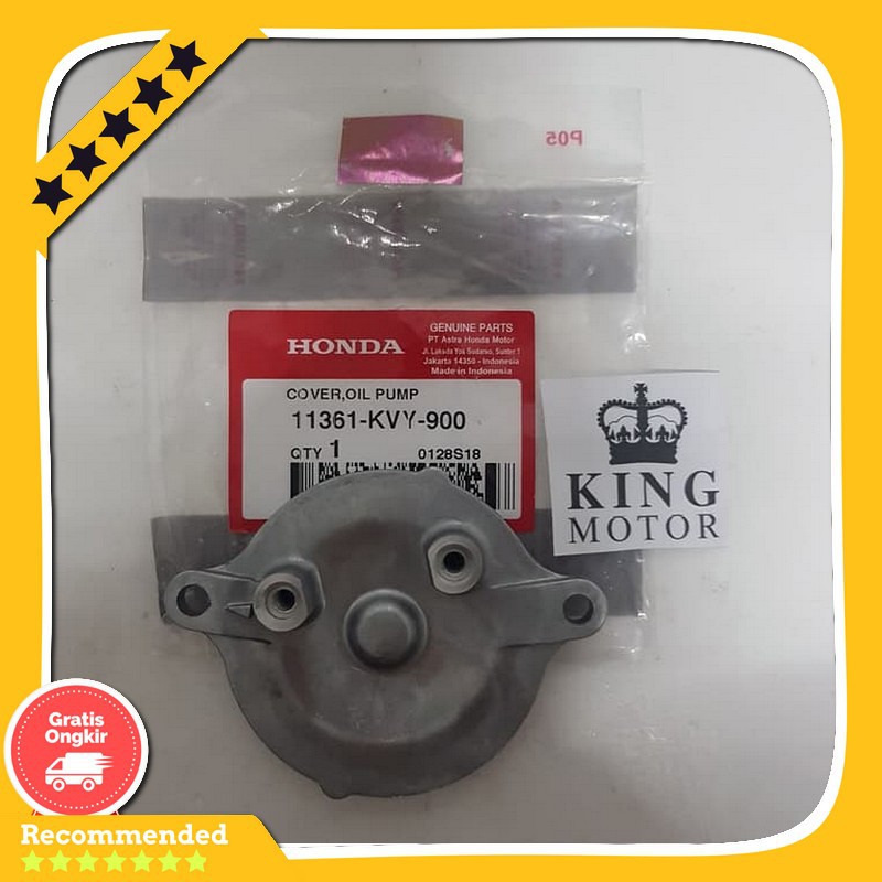 Spare Part Motor Cover Tutup Oil Pump Tutup Pompa Oli Honda Beat 11361-Kvy-900 Ori Original Hgp