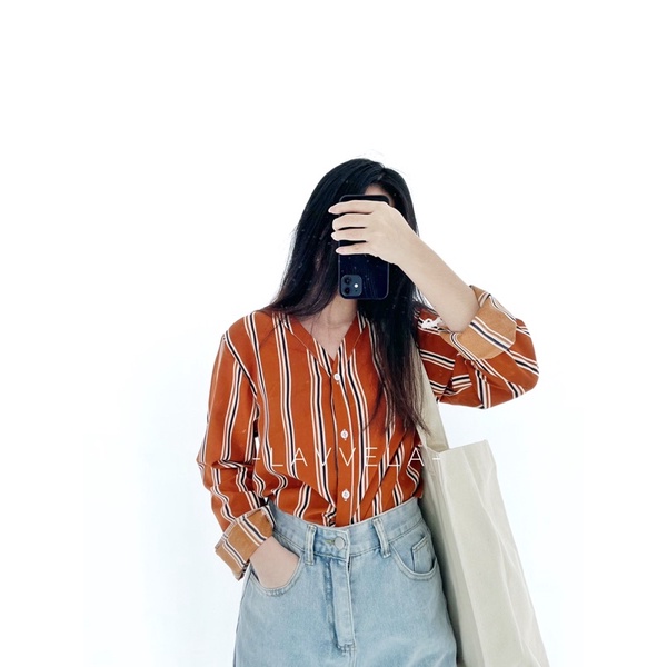 SHIRT NADINE TANGERINE LAVVELA