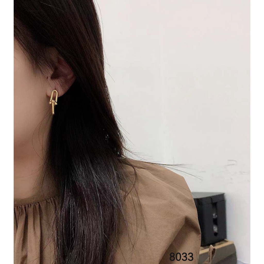 Anting titanium fashion jewellery 8009/8033