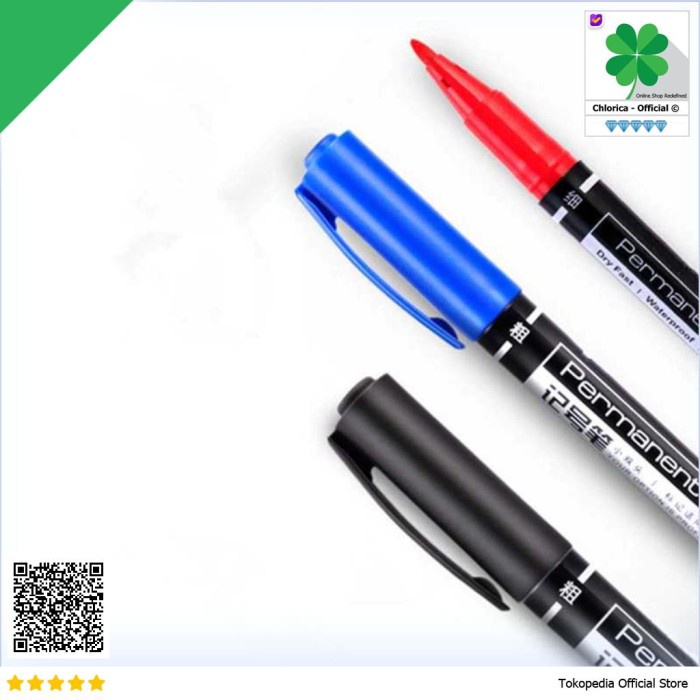 

Jualan Deli Pena Permanen Dual Head Tip Marker Pens Waterproof - 6824 Gilaa!!!