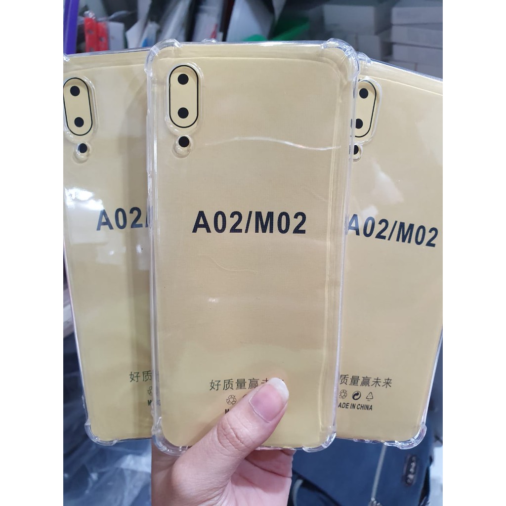 Anti Crack Softcase Samsung Galaxy M02/ A02/A12/ A02S/ A01 Core Silikon