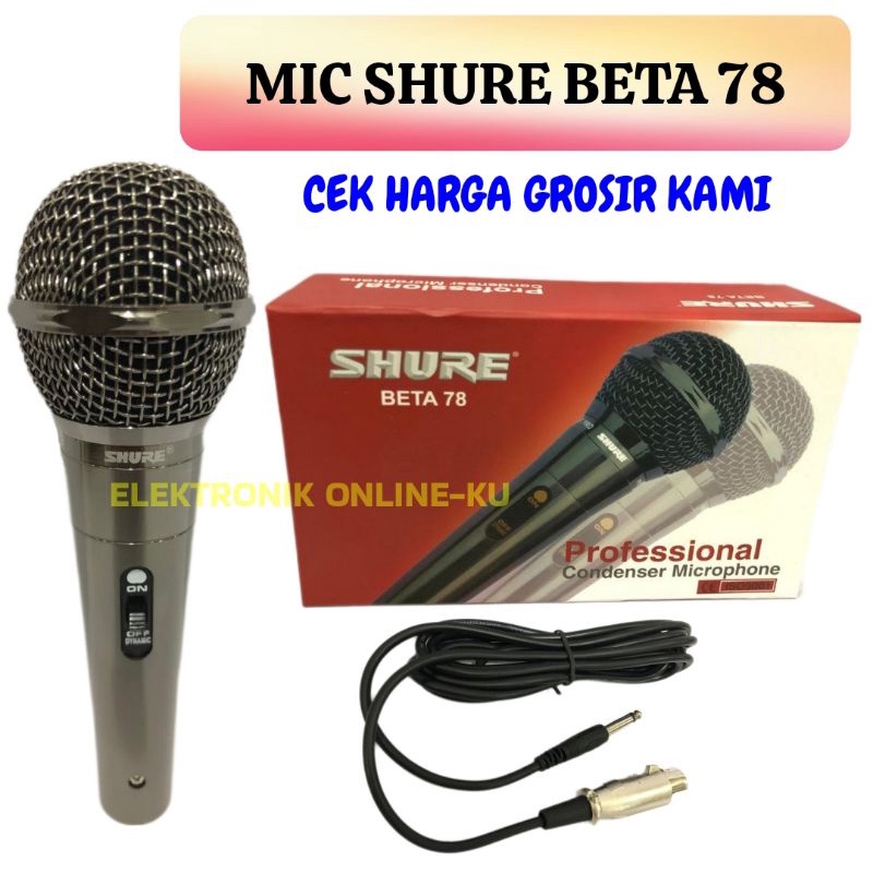 MICROPHONE SHURE BETA 78