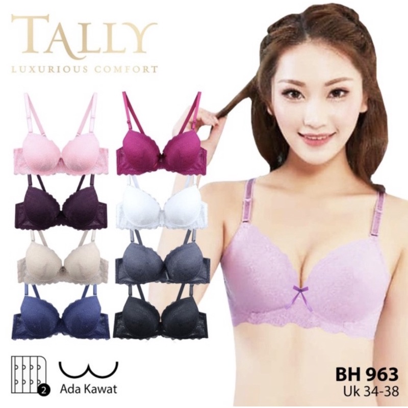 BH | Bra Push Up Bra Brukat TALLY 963 Pakai Kawat dan Busa Tebal