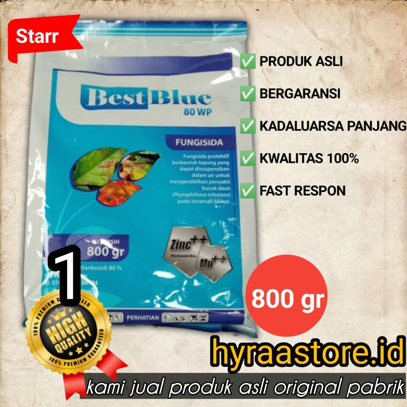 Fungisida Mankozeb Best blue 80WP 800gr