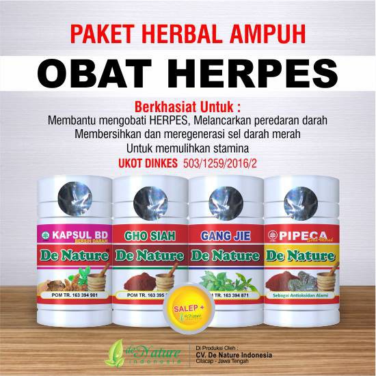 Paket Obat Herpes Manjur De Nature