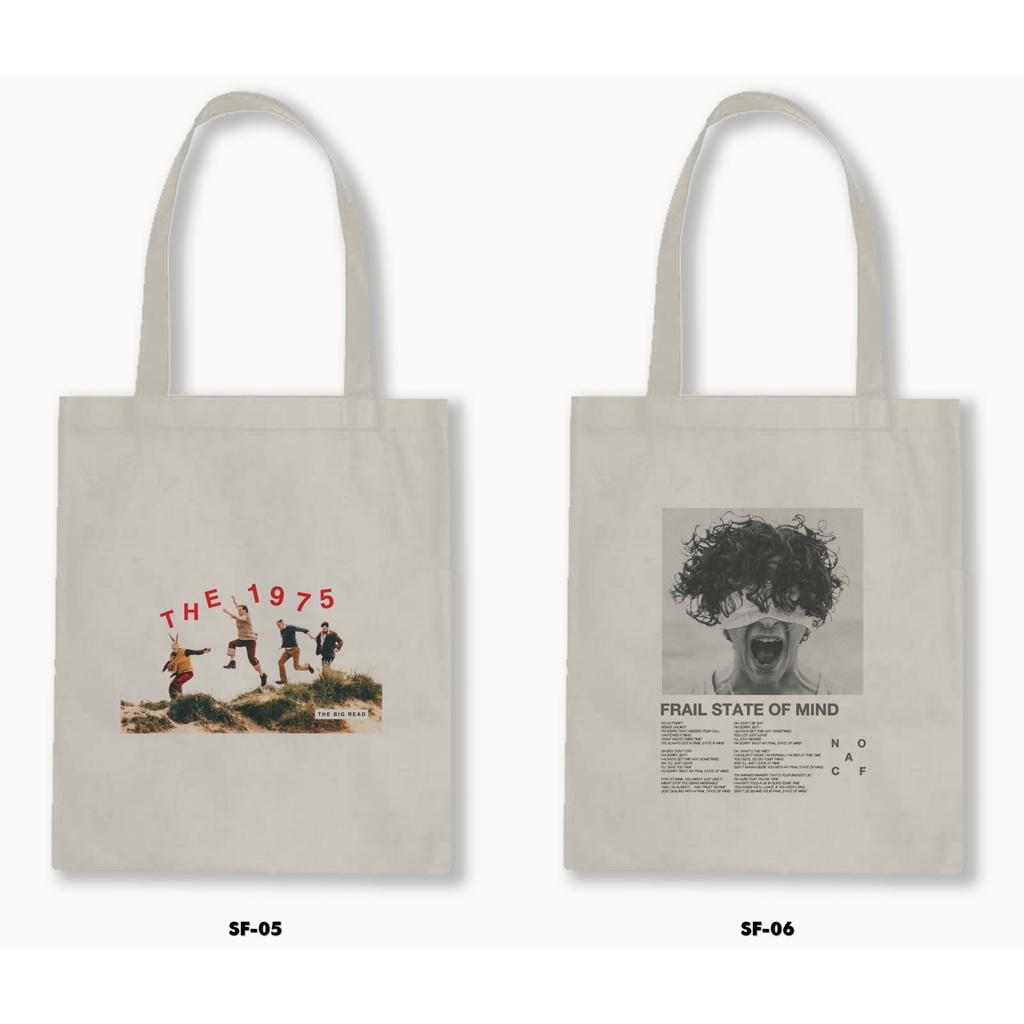 TOTE BAG BLACU - THE 1975